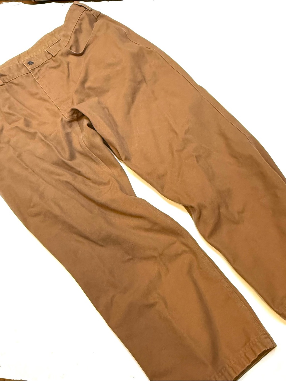 Duluth Trading Co. Brown Straight-Leg Chinos